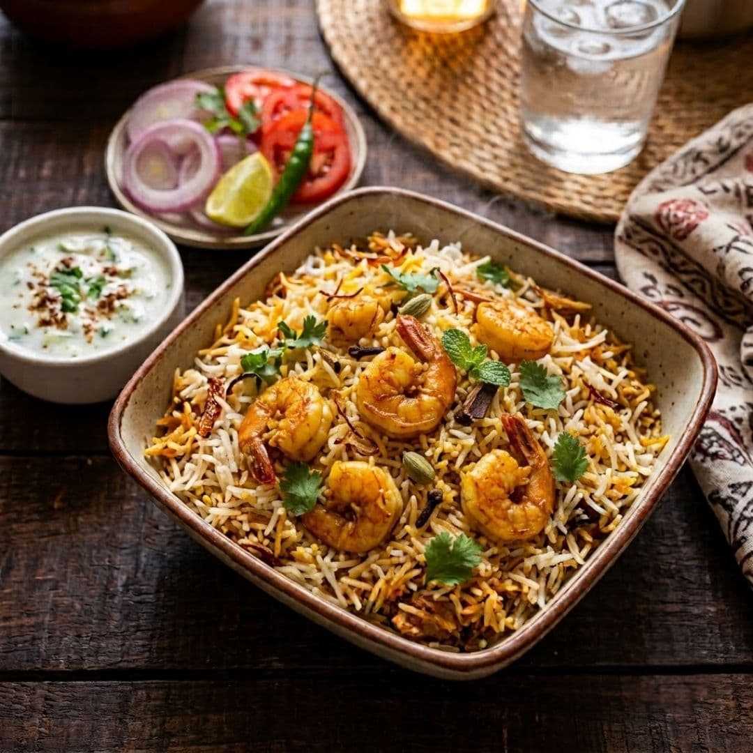 Prawns Biryani